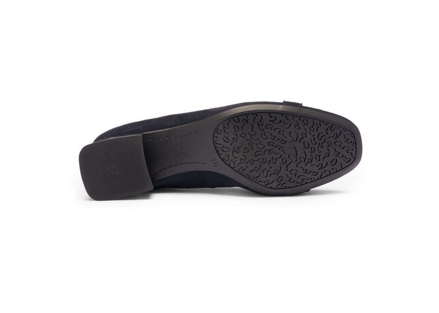 Ara 12-20430 02 Graz 2.0 Navy Blue H Fit Block Heels