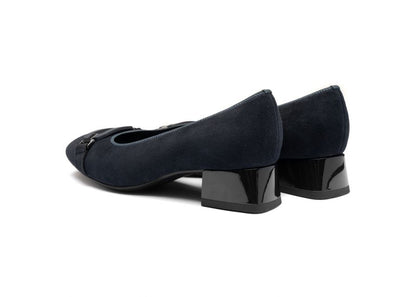 Ara 12-20430 02 Graz 2.0 Navy Blue H Fit Block Heels