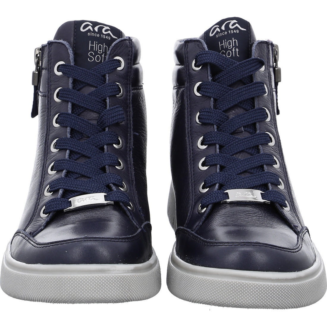 Navy blue hot sale high top sneakers