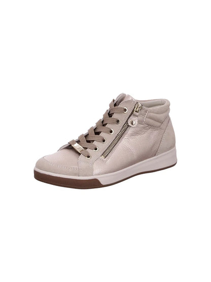Ara 12-24499 94 Rom-ST High Soft G Fit Gold/Cream Lace Ankle Boots