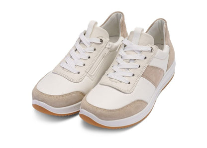 Ara 12-25532 08 Osaka 3.0 H Fit White & Beige Trainers