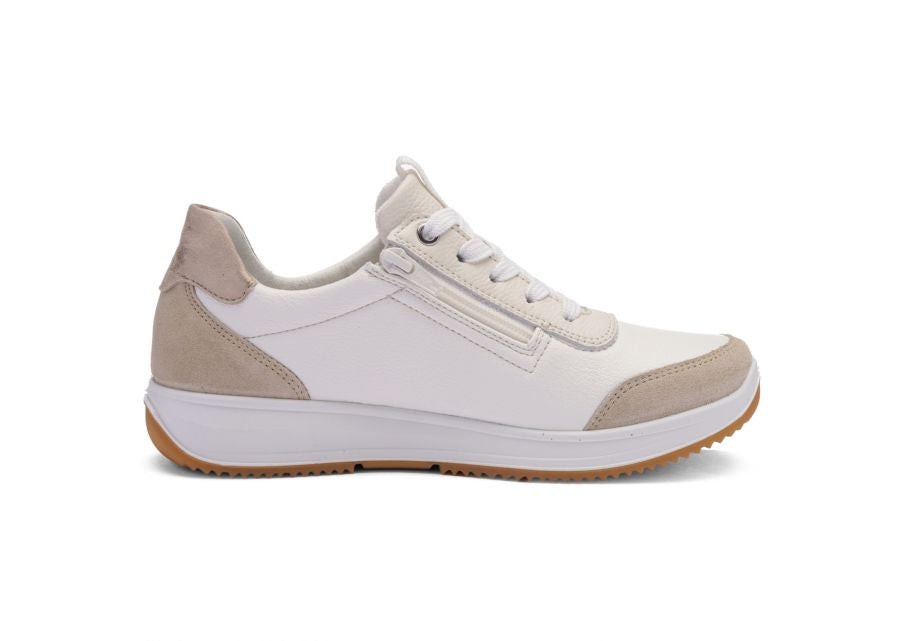 Ara 12-25532 08 Osaka 3.0 H Fit White & Beige Trainers