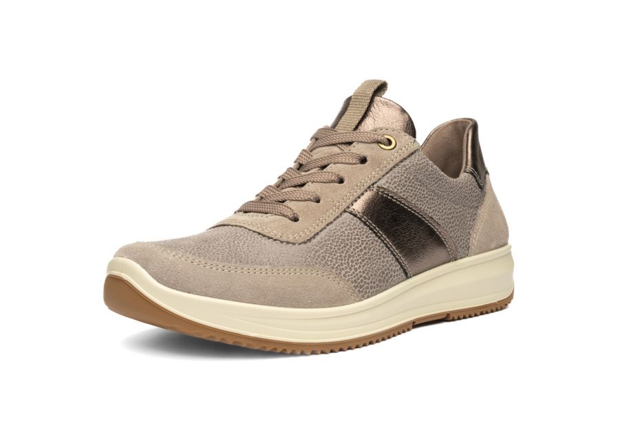 Ara 12-25532 15 Osaka 3.0 Beige Cashmere H Fit Trainers