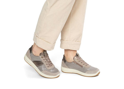 Ara 12-25532 15 Osaka 3.0 Beige Cashmere H Fit Trainers