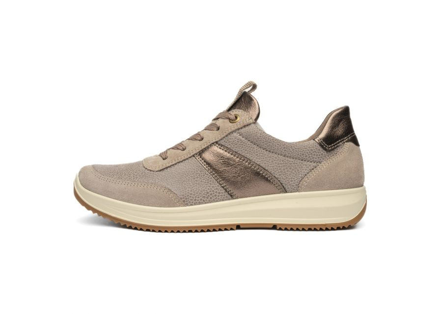 Ara 12-25532 15 Osaka 3.0 Beige Cashmere H Fit Trainers