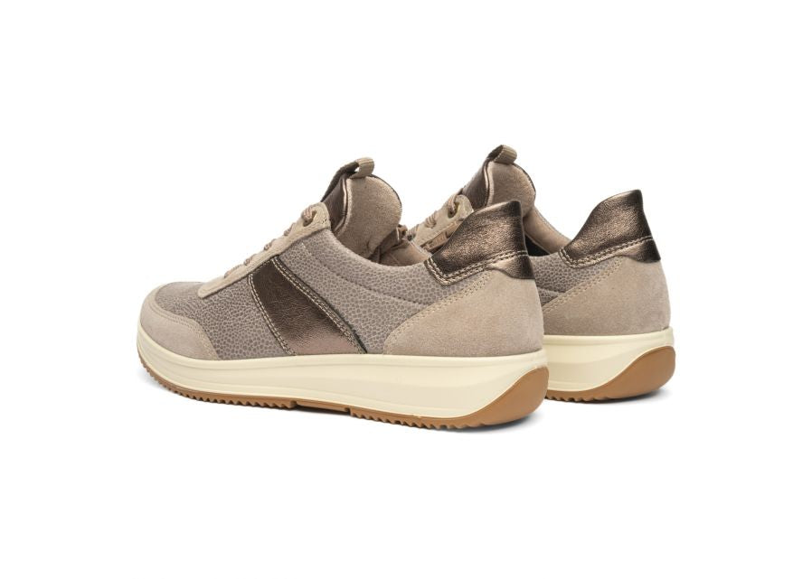 Ara 12-25532 15 Osaka 3.0 Beige Cashmere H Fit Trainers