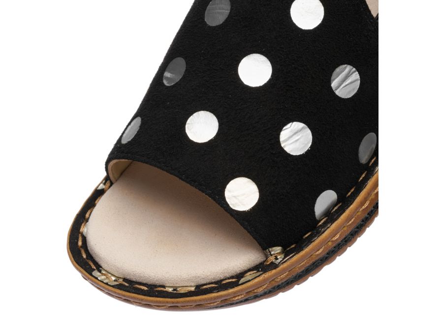 Ara 12-29005 11 Hawaii 2.0 G Fit Black & Cream Spot Sandals