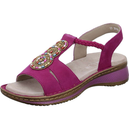 Ara 12-29008 15 Hawaii 2.0 Pink G Wide Fit Slingback Sandals