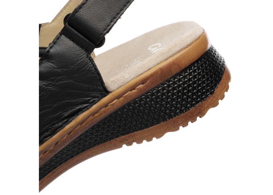 Ara 12-29012 01 Hawaii 2.0 G Fit Black Patent Sandals