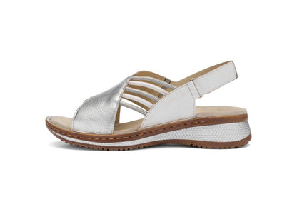Ara 12-29012 12 Hawaii 2.0 G Fit White Pearl Sandals