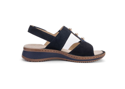 Ara 12-29014 02 Hawaii 2.0 G Fit Basic Blue Navy Sandals