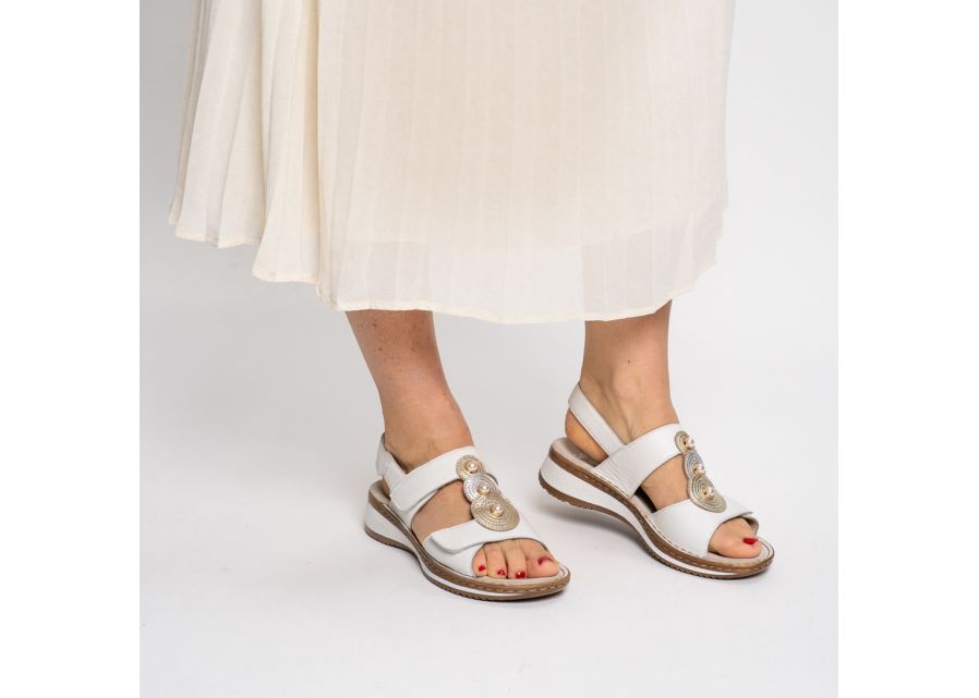 Ara 12-29014 04 Hawaii 2.0 G Fit White Sandals
