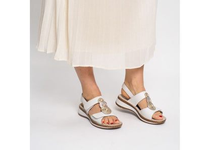 Ara 12-29014 04 Hawaii 2.0 G Fit White Sandals