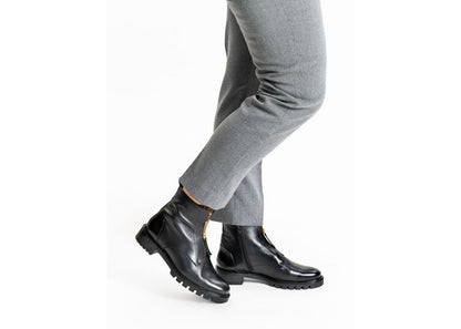 Ara 12-29520 01 Tusla-ST Black & Leopard G Fit Boots