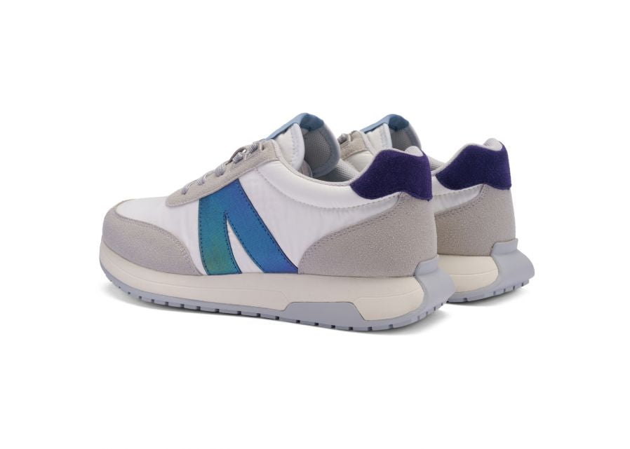 Ara 12-29702 07 Malibu H Fit White, Beige & Blue Mix Sneakers