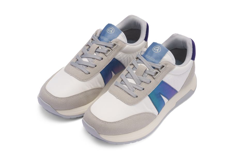 Ara 12-29702 07 Malibu H Fit White, Beige & Blue Mix Sneakers