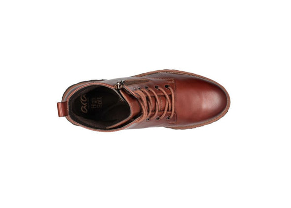 Ara 12-31225-08 Kent Cognac Tan Lace Ankle Boots