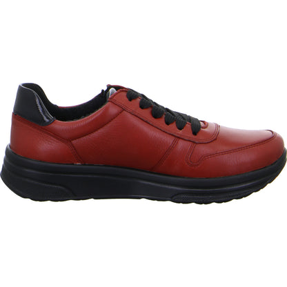 Ara 12-32440 26 Chilli Red & Black Sapporo HighSoft Sneakers with Zip