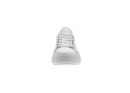 Ara 12-46523 04 Monaco H Fit White & Beige Back Sneakers