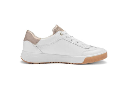 Ara 12-50028-04 Rom.20 G Fit White & Gold Trainers