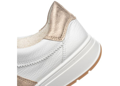 Ara 12-50028-04 Rom.20 G Fit White & Gold Trainers