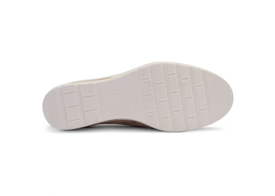 Ara 12-50630 05 Zurich 2.0 H Fit Cream & Beige Metallic Slip On Shoes