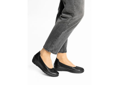 Ara 12-50664 01 Zurich 2.0 H Fit Black Combi Slip On Shoes