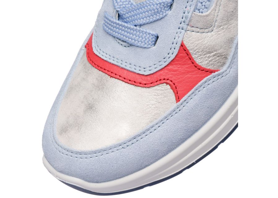 Ara 12-57702 92 Garda H Fit Blue, Silver, Red & Beige Mix Sneakers with Zip