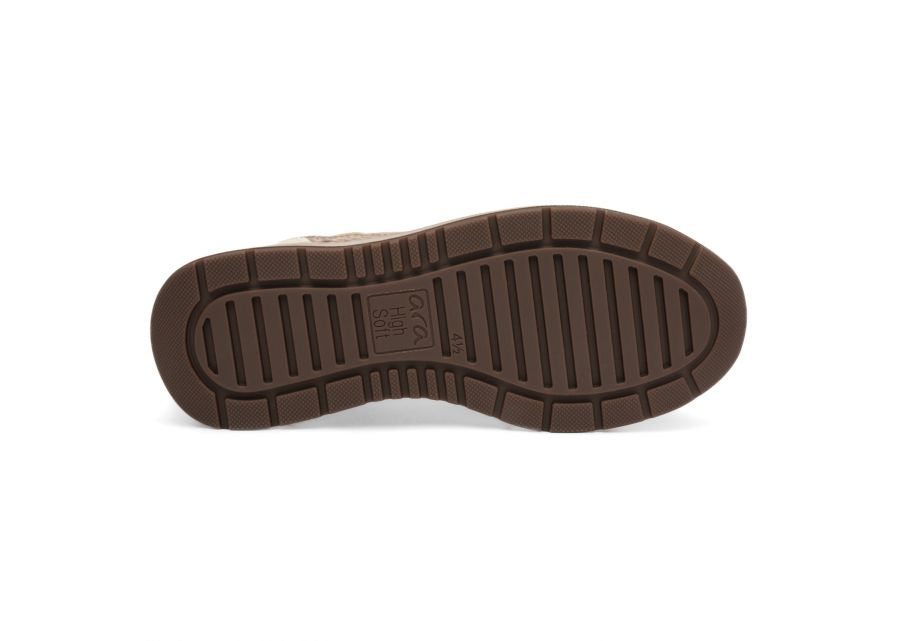 Ara 12-57702 95 Garda Cream, Brown Combi Combi H Fit Trainers