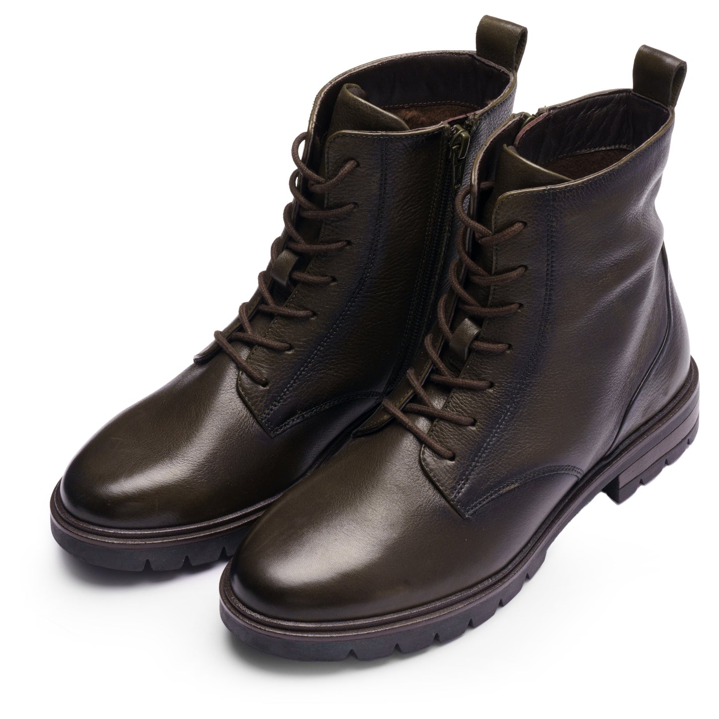 Ara 12-11260 06 G Fit Forest Green Lace Ankle Boots