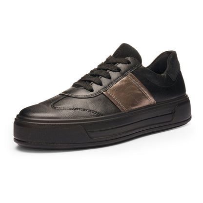 Ara 12-23012 18 Canberra 3.0 H Fit Black & Bronze Sneakers