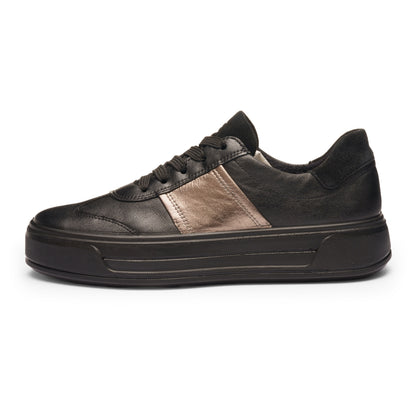 Ara 12-23012 18 Canberra 3.0 H Fit Black & Bronze Sneakers