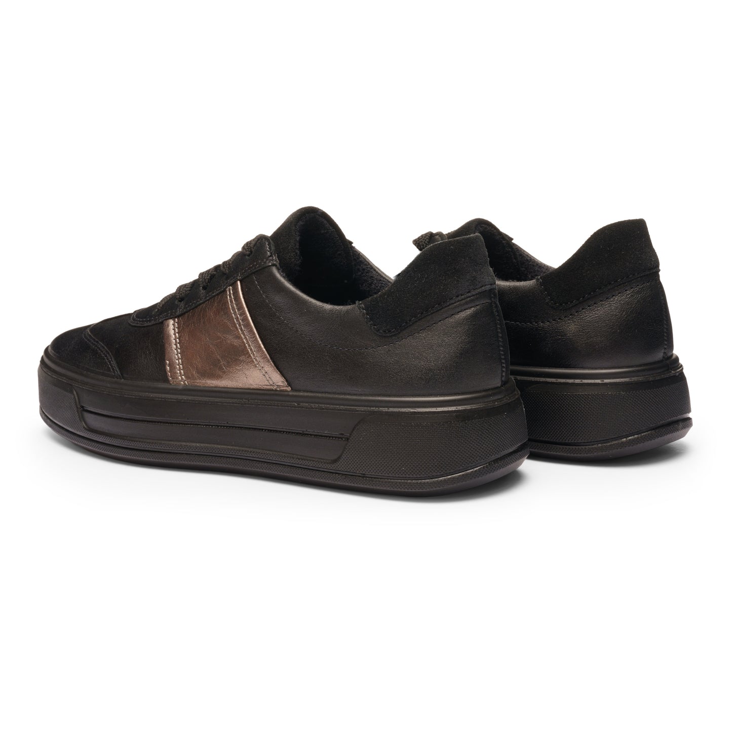 Ara 12-23012 18 Canberra 3.0 H Fit Black & Bronze Sneakers