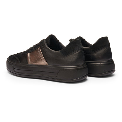 Ara 12-23012 18 Canberra 3.0 H Fit Black & Bronze Sneakers