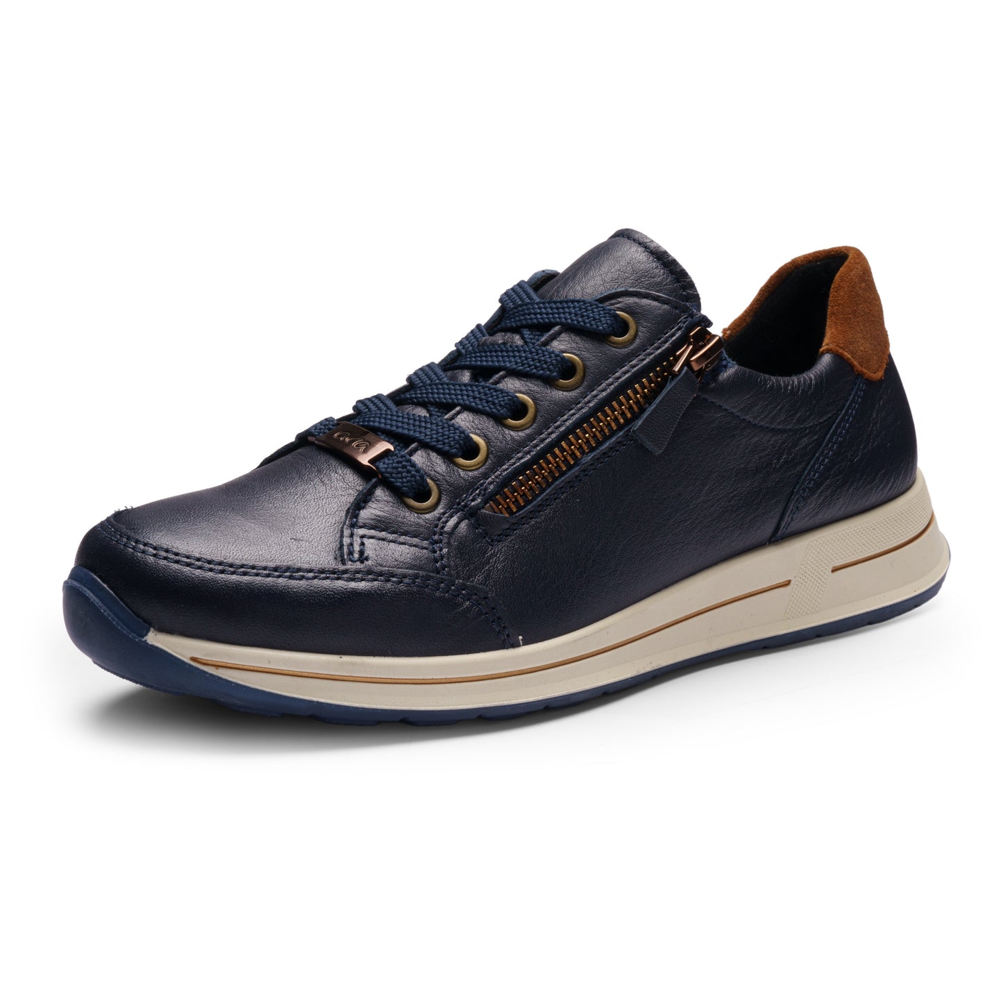 Ara 12-24801 22 Osaka 2.0 Navy Blue H Fit Extra Wide Sneakers