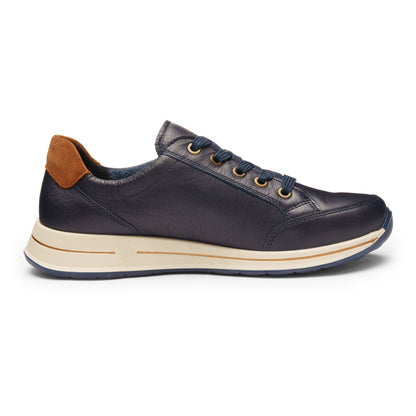 Ara 12-24801 22 Osaka 2.0 Navy Blue H Fit Extra Wide Sneakers