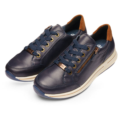 Ara 12-24801 22 Osaka 2.0 Navy Blue H Fit Extra Wide Sneakers
