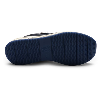 Ara 12-27540 92 Sapporo 3.0 Navy Suede & Patent H Fit Sneakers