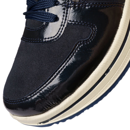 Ara 12-27540 92 Sapporo 3.0 Navy Suede & Patent H Fit Sneakers