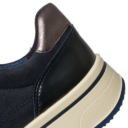 Ara 12-27540 92 Sapporo 3.0 Navy Suede & Patent H Fit Sneakers