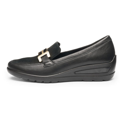 Ara 12-50609 01 Zurich 2.0 H Fit Black Slip On Loafers