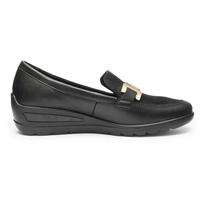 Ara 12-50609 01 Zurich 2.0 H Fit Black Slip On Loafers