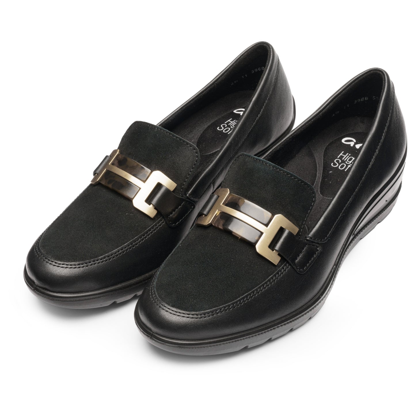 Ara 12-50609 01 Zurich 2.0 H Fit Black Slip On Loafers