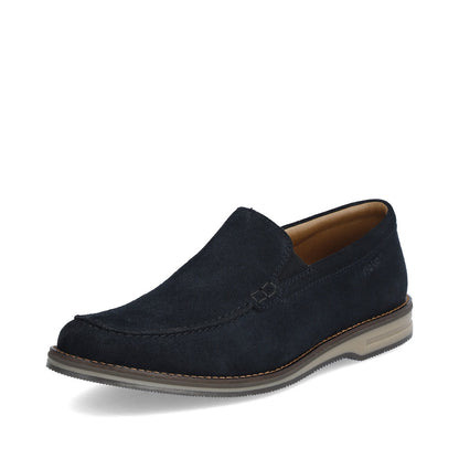 Rieker 12551-14 Navy Blue Slip On Loafers