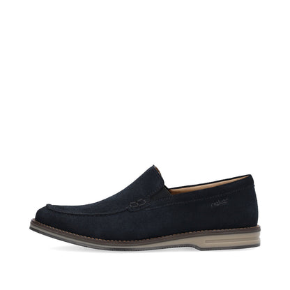 Rieker 12551-14 Navy Blue Slip On Loafers