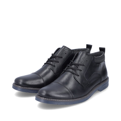 Rieker 13031-00 Black Lace Boots