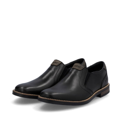 Rieker 13557-00 Black Slip On Shoes