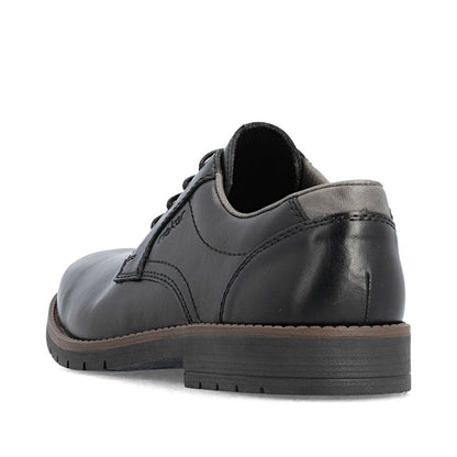 Rieker 13900-00 Black Lace Shoes