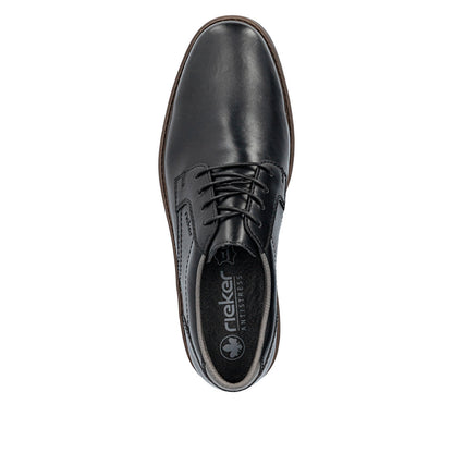 Rieker 13900-00 Black Lace Shoes