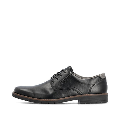 Rieker 13900-00 Black Lace Shoes